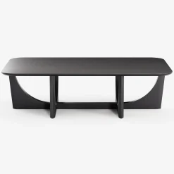 Tovi 55" Rectangular Coffee Table - Black