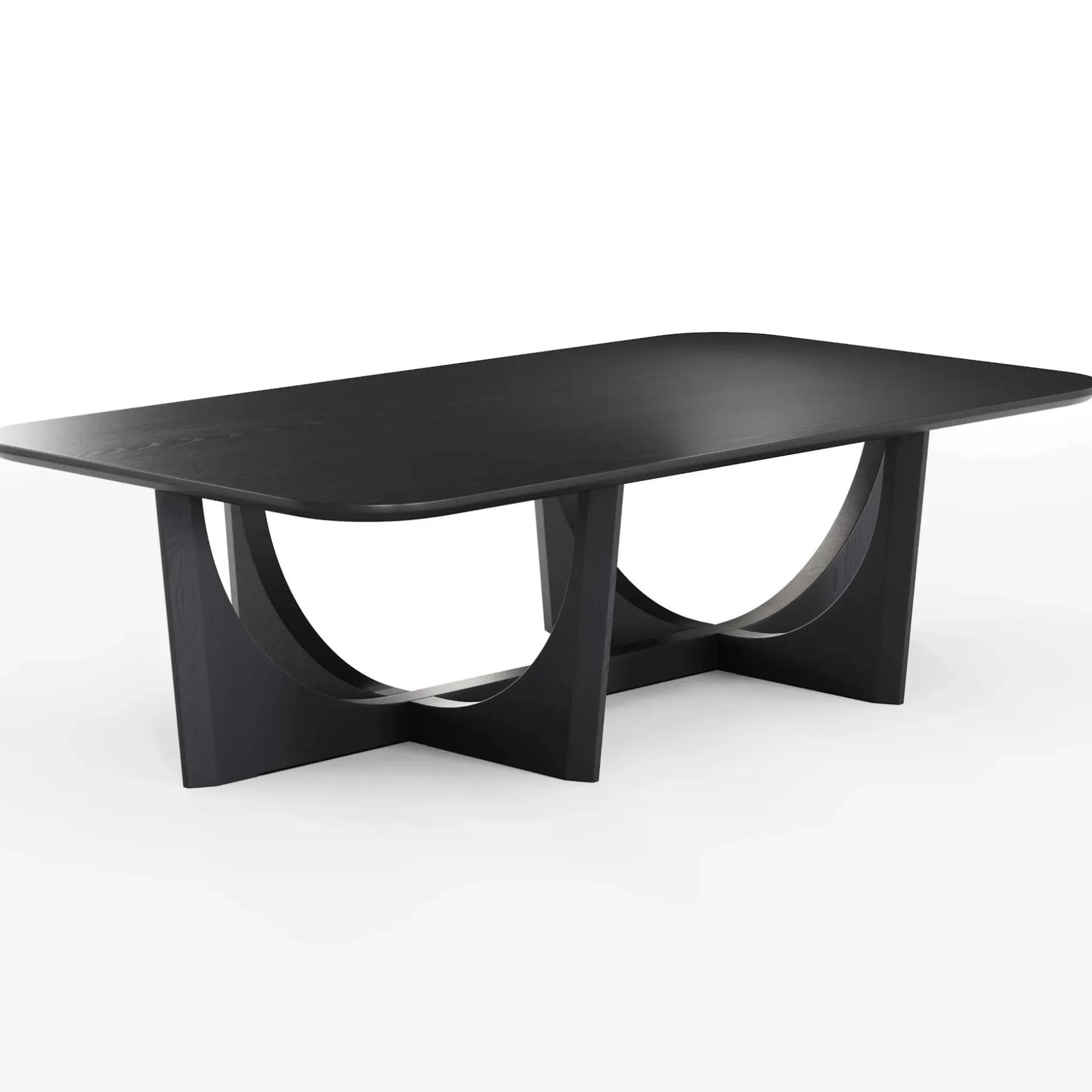 Tovi 55" Rectangular Coffee Table - Black