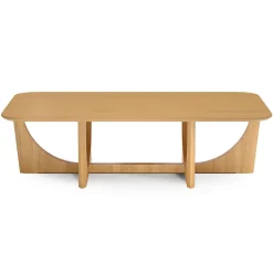 Tovi 55" Rectangular Coffee Table - Oak