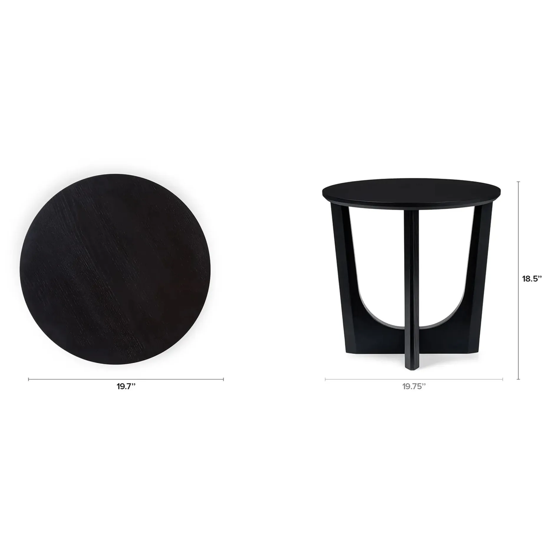Tovi Side Table - Black