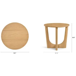 Tovi Side Table - Oak