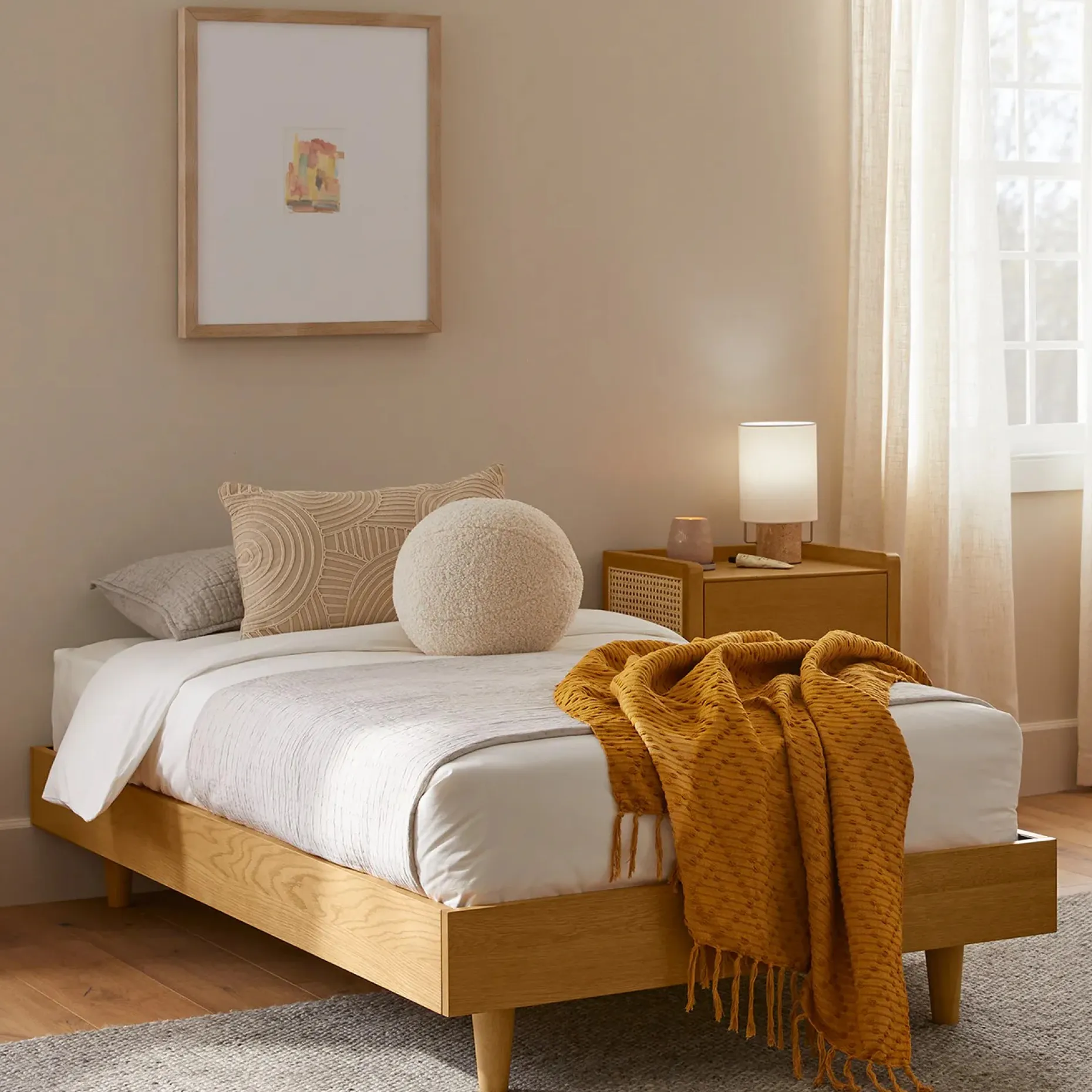 Truro Table Lamp - Travertine