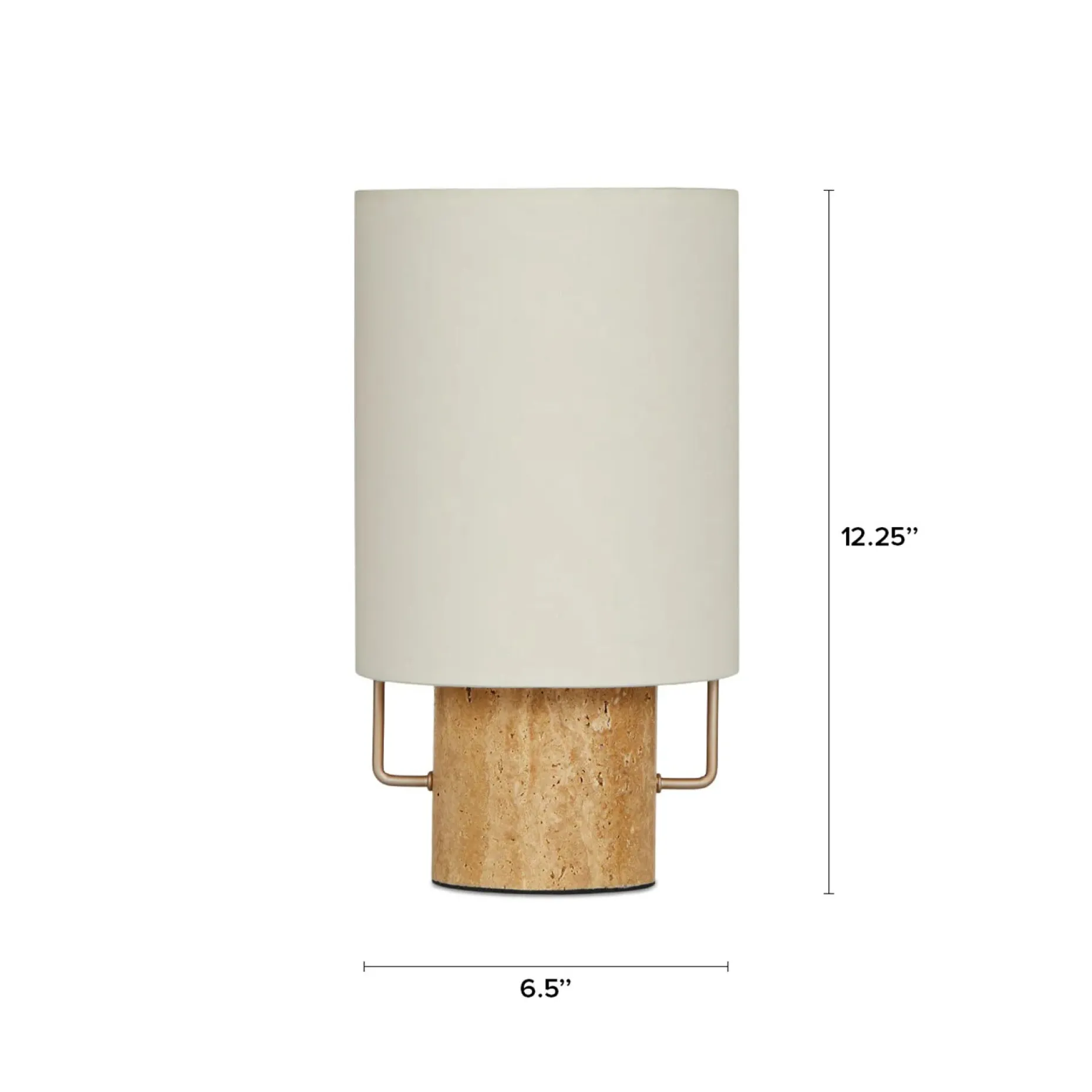 Truro Table Lamp - Travertine