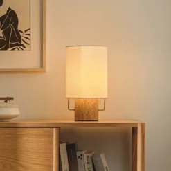 Truro Table Lamp - Travertine