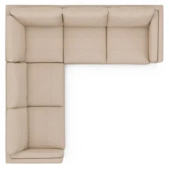 Tully 102.5" Corner Sectional - Hestia Buff