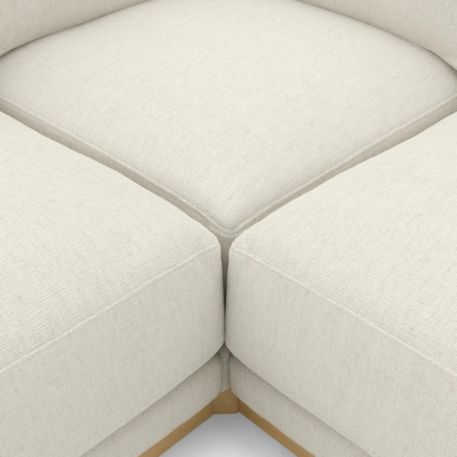 Tully 102.5" Corner Sectional - Savoy Ivory