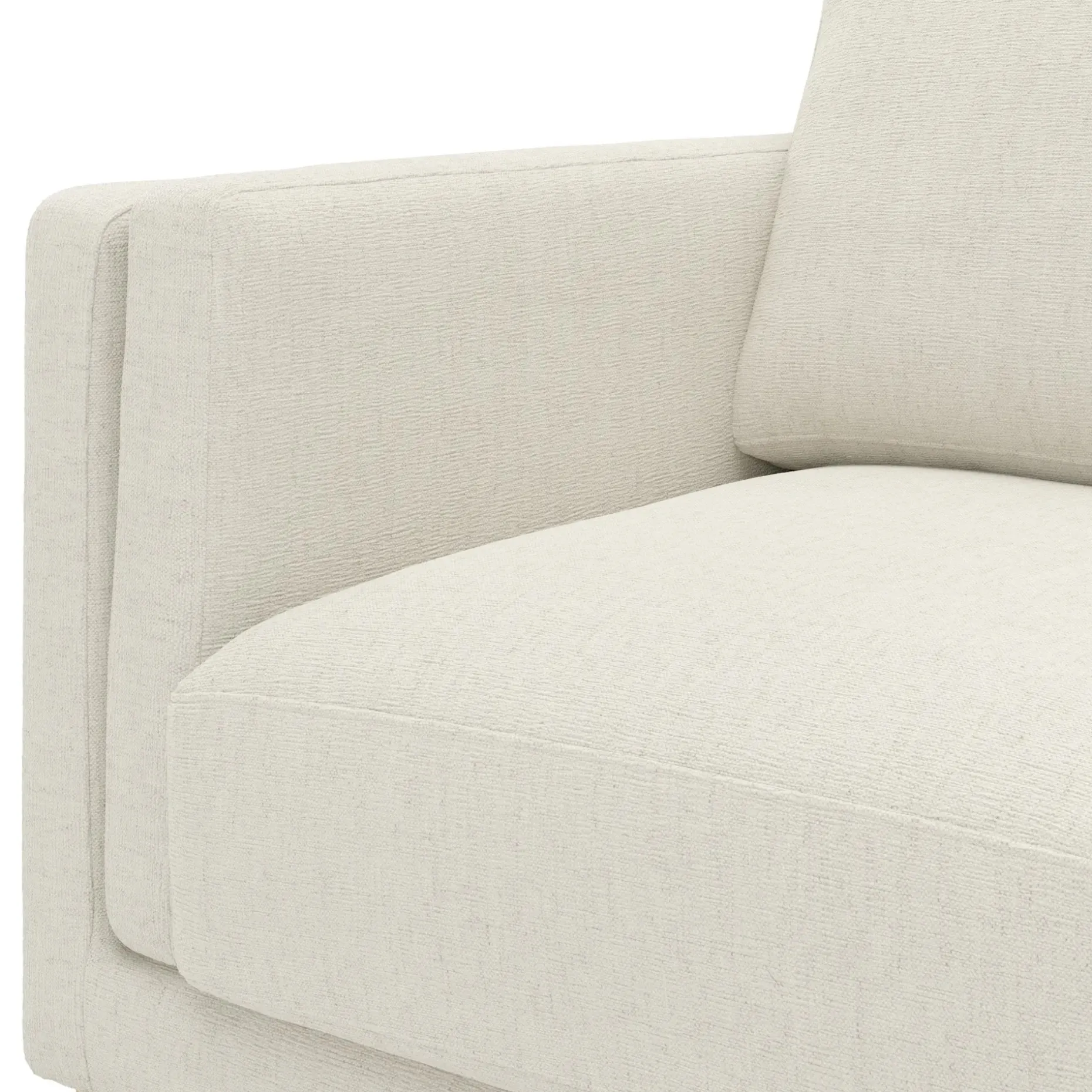 Tully 102.5" Corner Sectional - Savoy Ivory