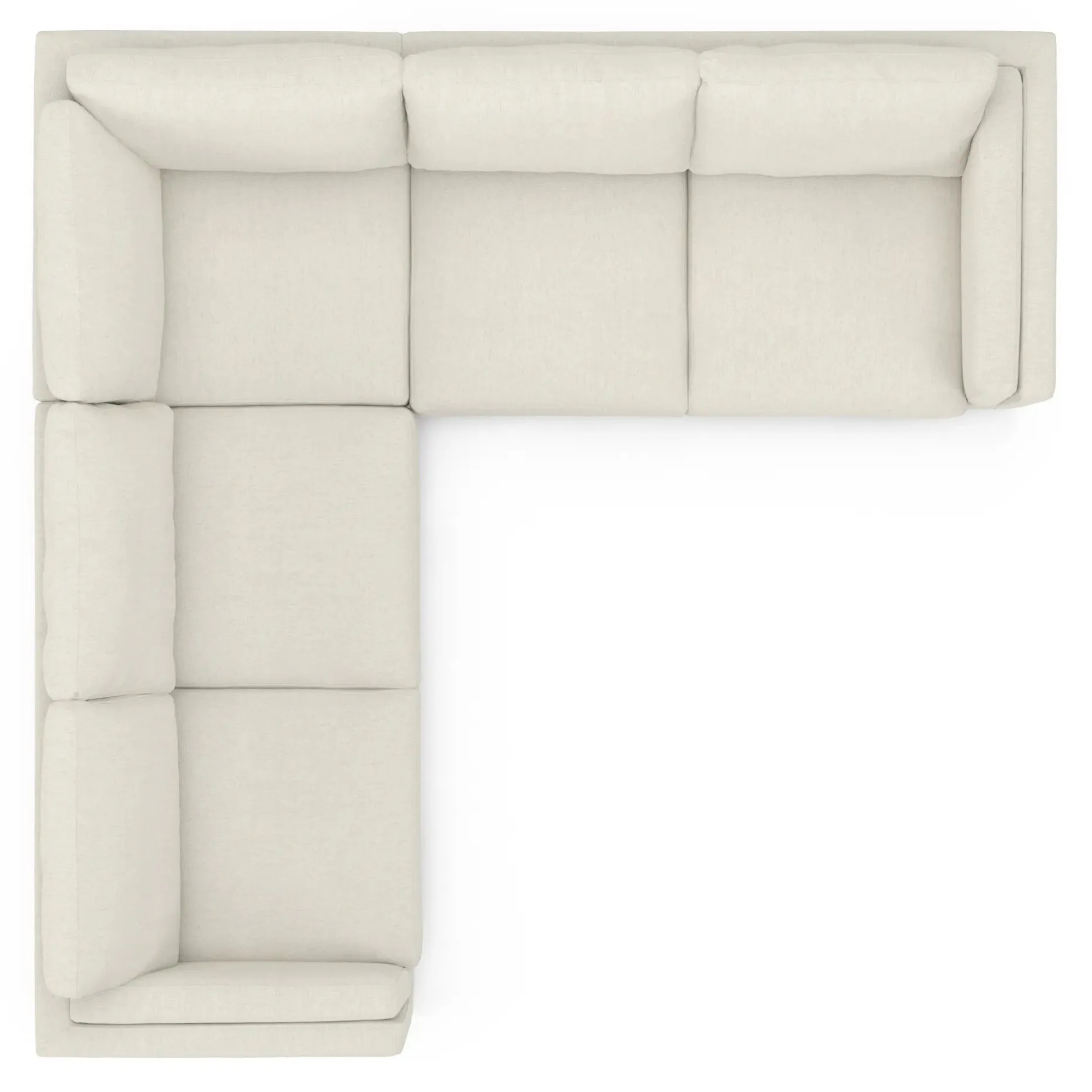 Tully 102.5" Corner Sectional - Savoy Ivory