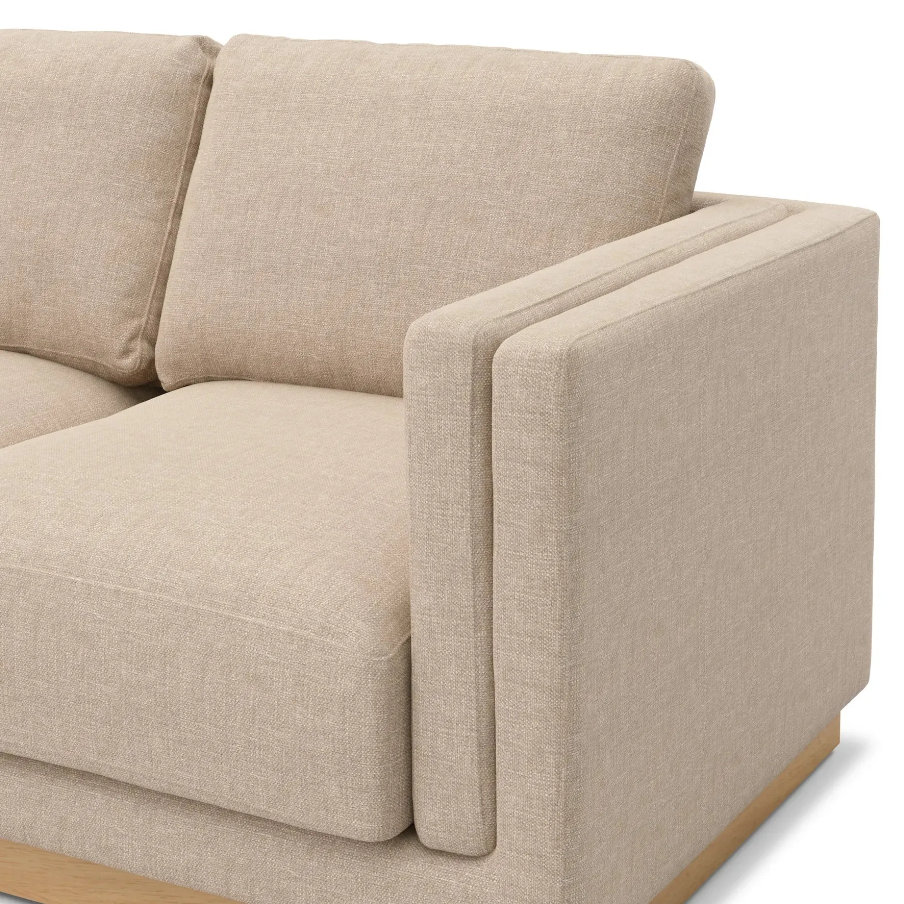 Tully 101" Left Sectional - Hestia Buff
