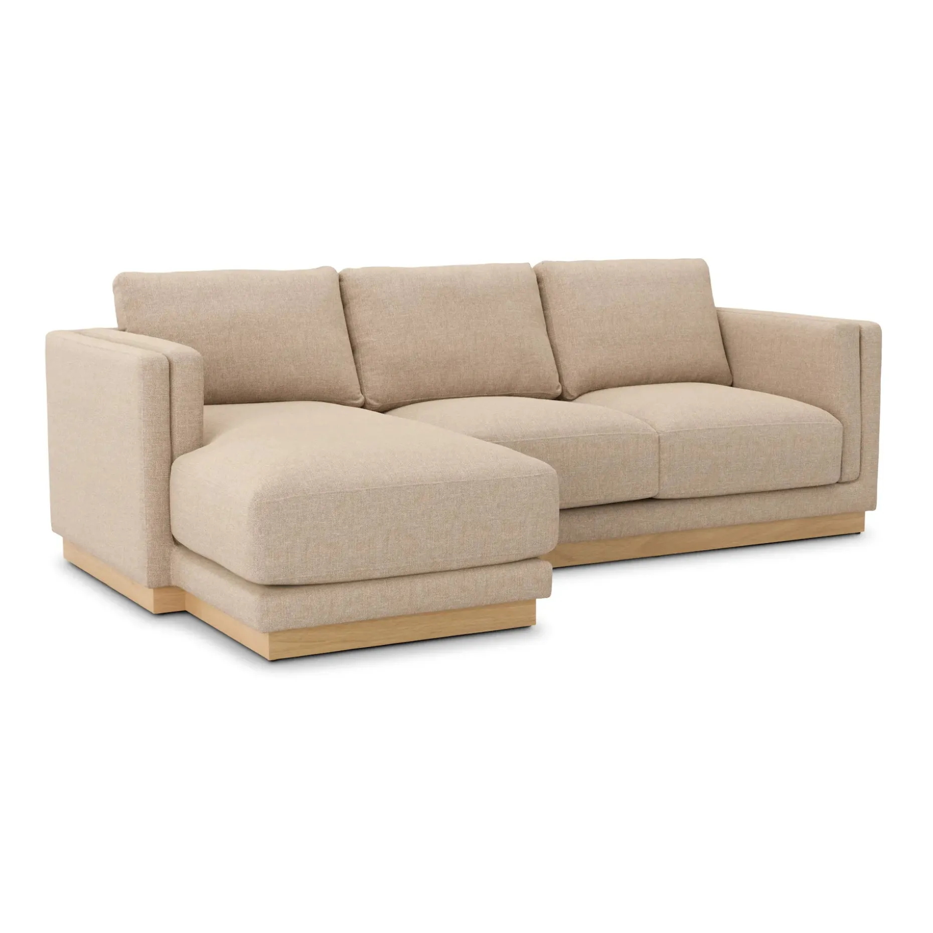 Tully 101" Left Sectional - Hestia Buff
