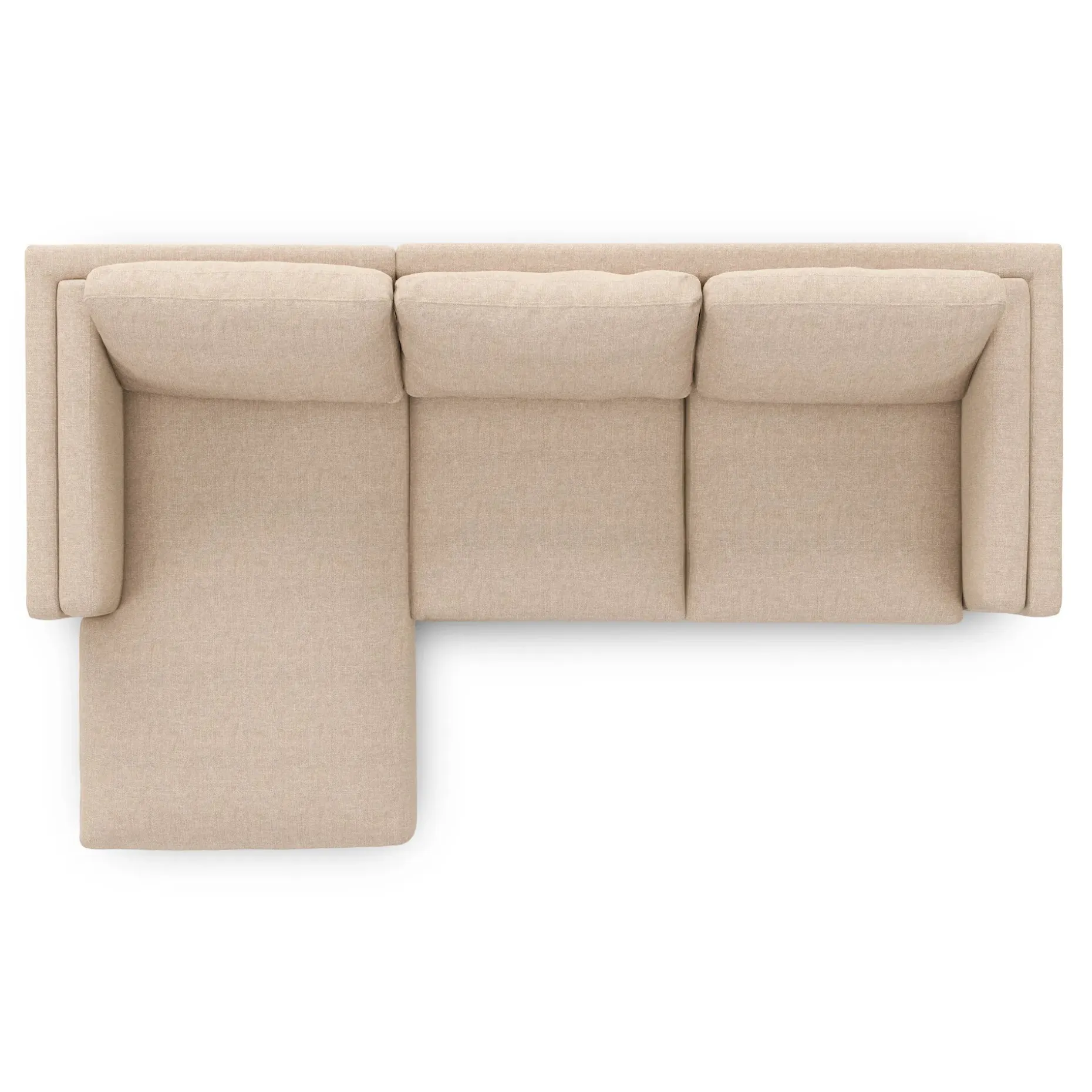 Tully 101" Left Sectional - Hestia Buff