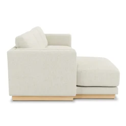 Tully 101" Left Sectional - Savoy Ivory