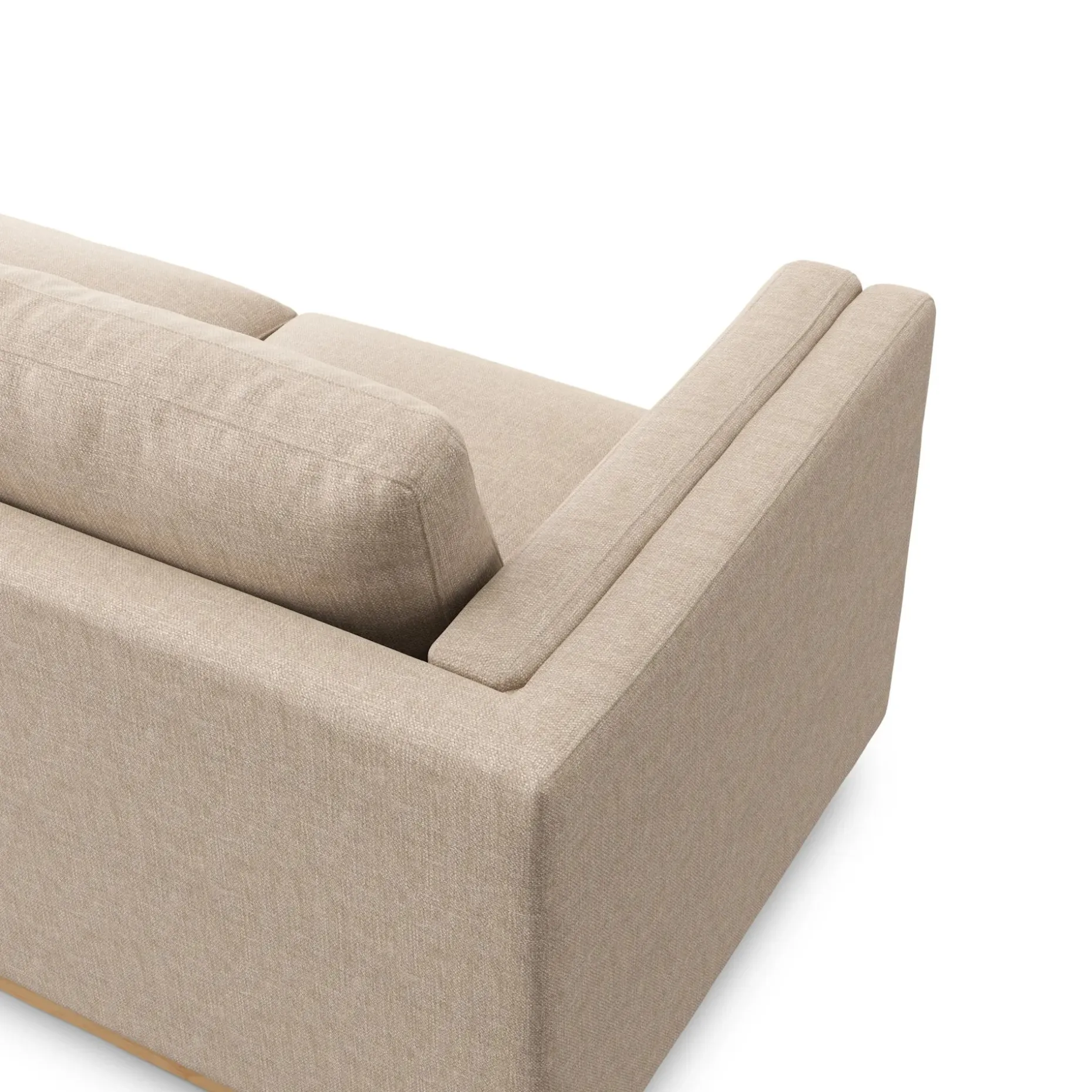 Tully 101" Right Sectional - Hestia Buff