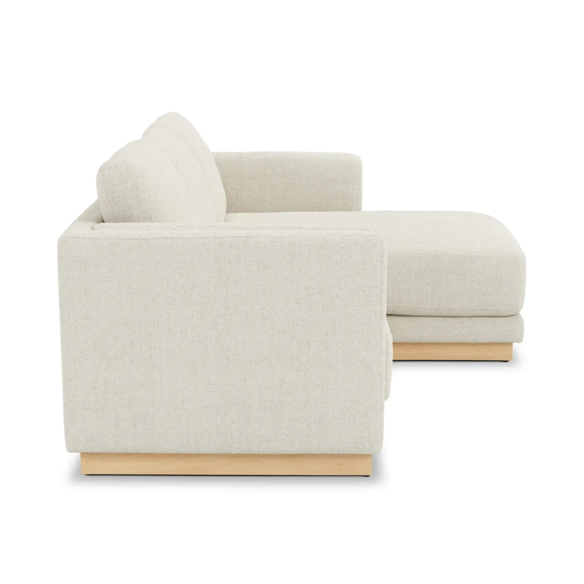 Tully 101" Right Sectional - Savoy Ivory