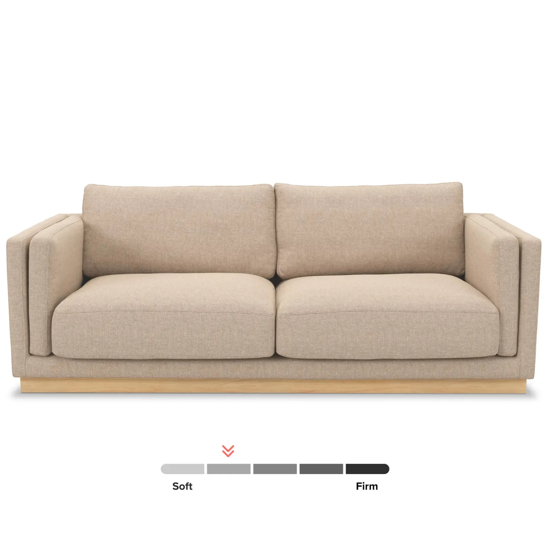 Tully 92" Sofa - Hestia Buff