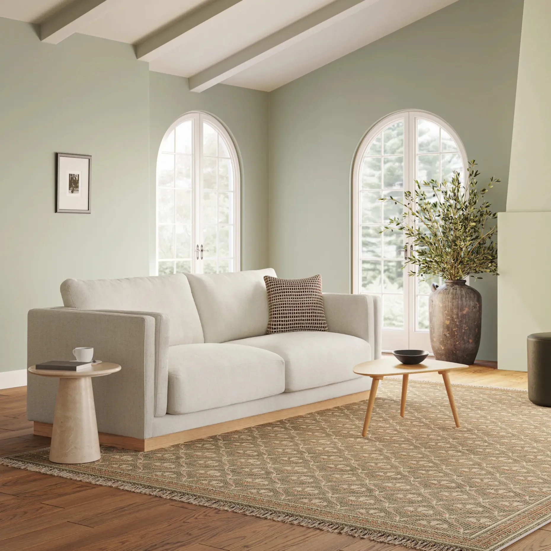 Tully 92" Sofa - Savoy Ivory