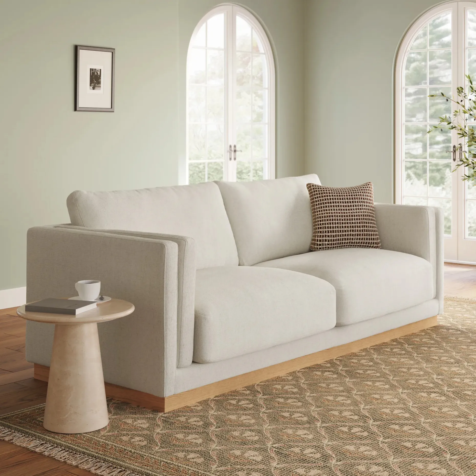 Tully 92" Sofa - Savoy Ivory