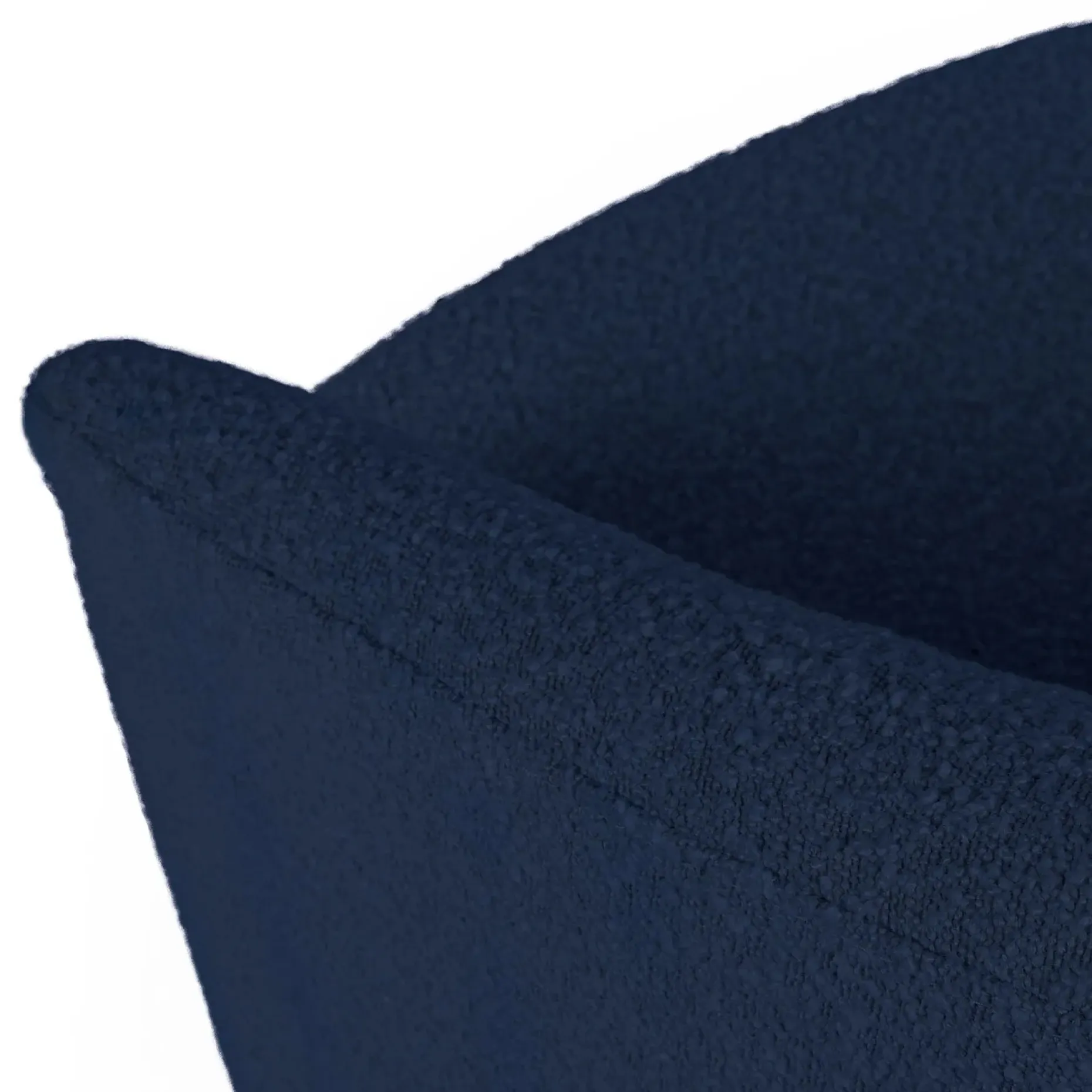 Turoy 32.5" Swivel Lounge Chair - Catalina Blue Bouclé