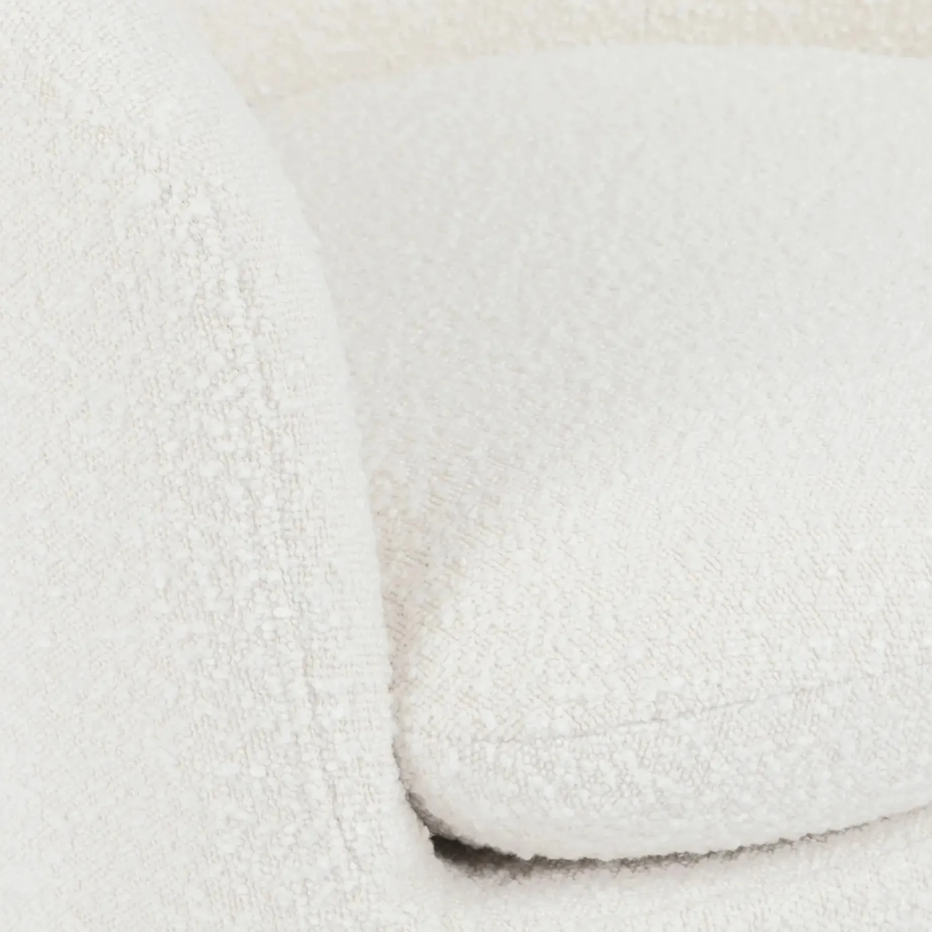Turoy 32.5" Swivel Lounge Chair - Ivory Bouclé
