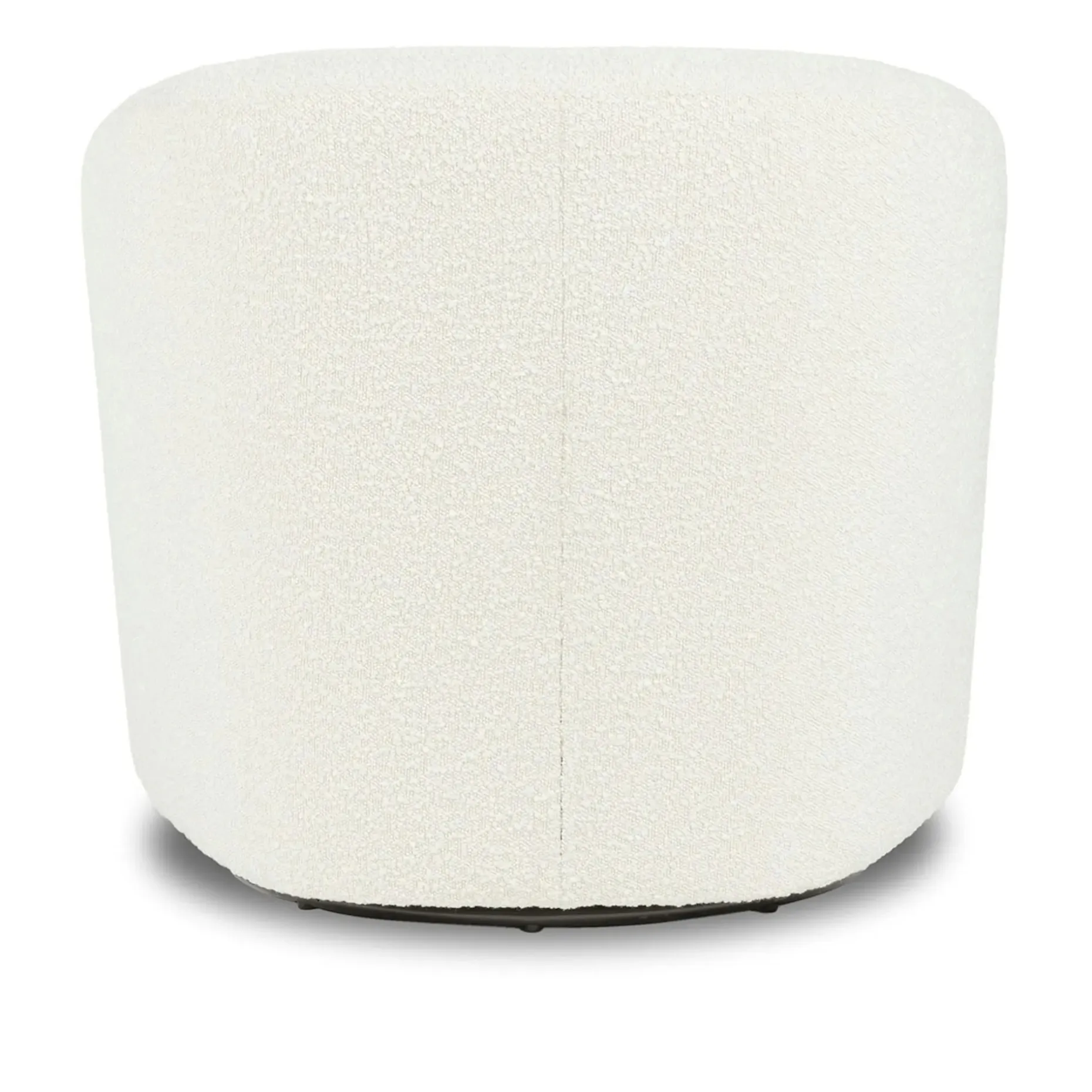 Turoy 32.5" Swivel Lounge Chair - Ivory Bouclé