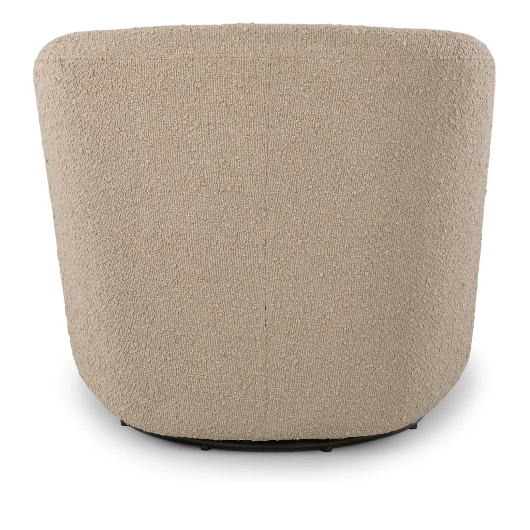 Turoy 32.5" Swivel Lounge Chair - Lunaria Sandstone Bouclé