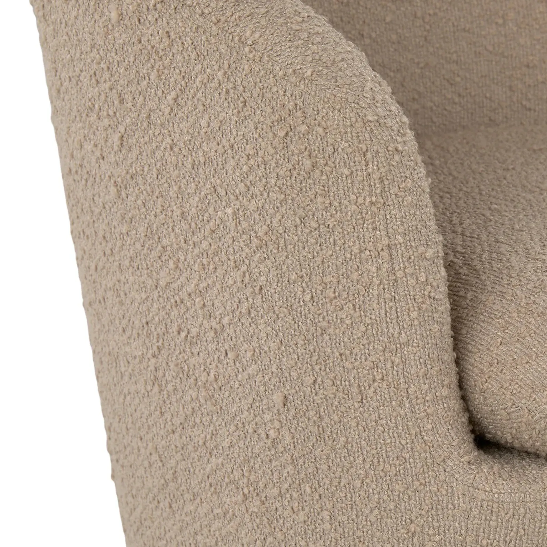 Turoy 32.5" Swivel Lounge Chair - Lunaria Sandstone Bouclé