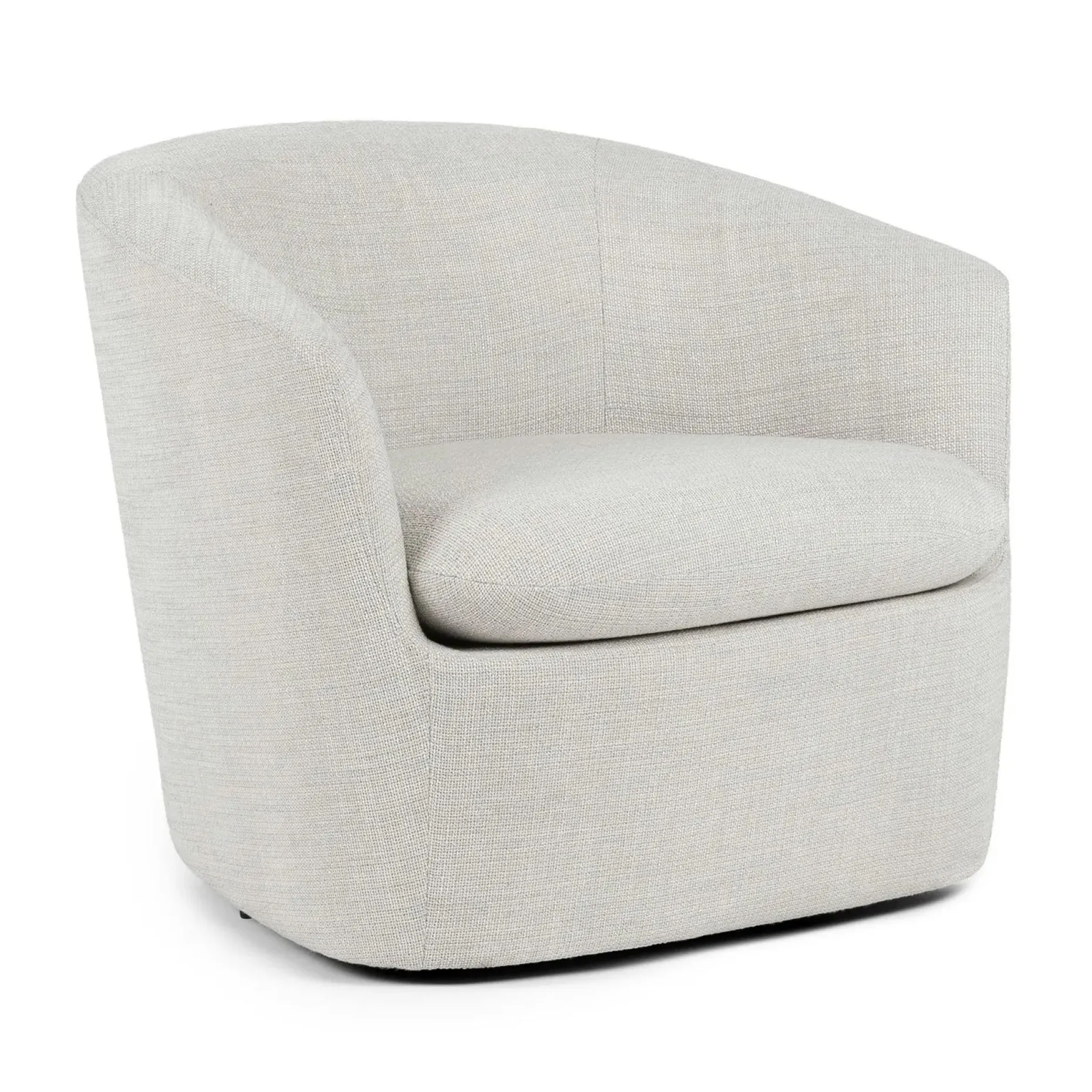 Turoy 32.5" Swivel Lounge Chair - Wicklow Gray