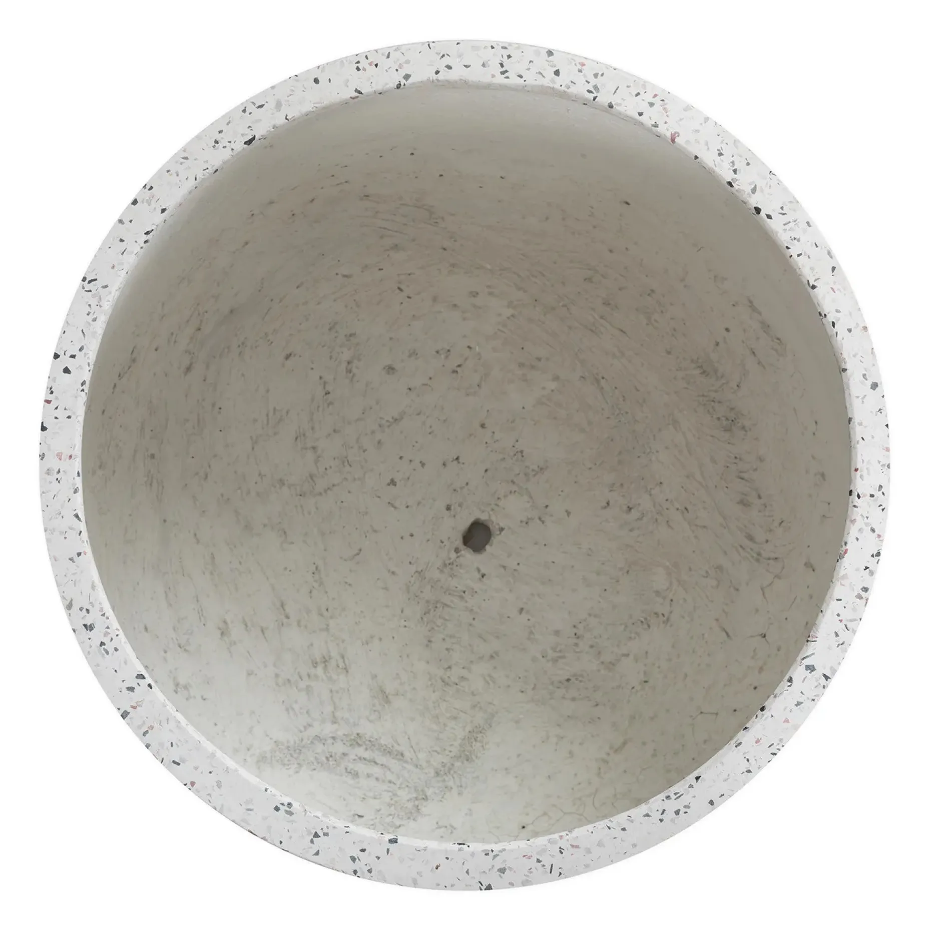 Tuva Indoor/Outdoor Wide Planter - White Terrazzo