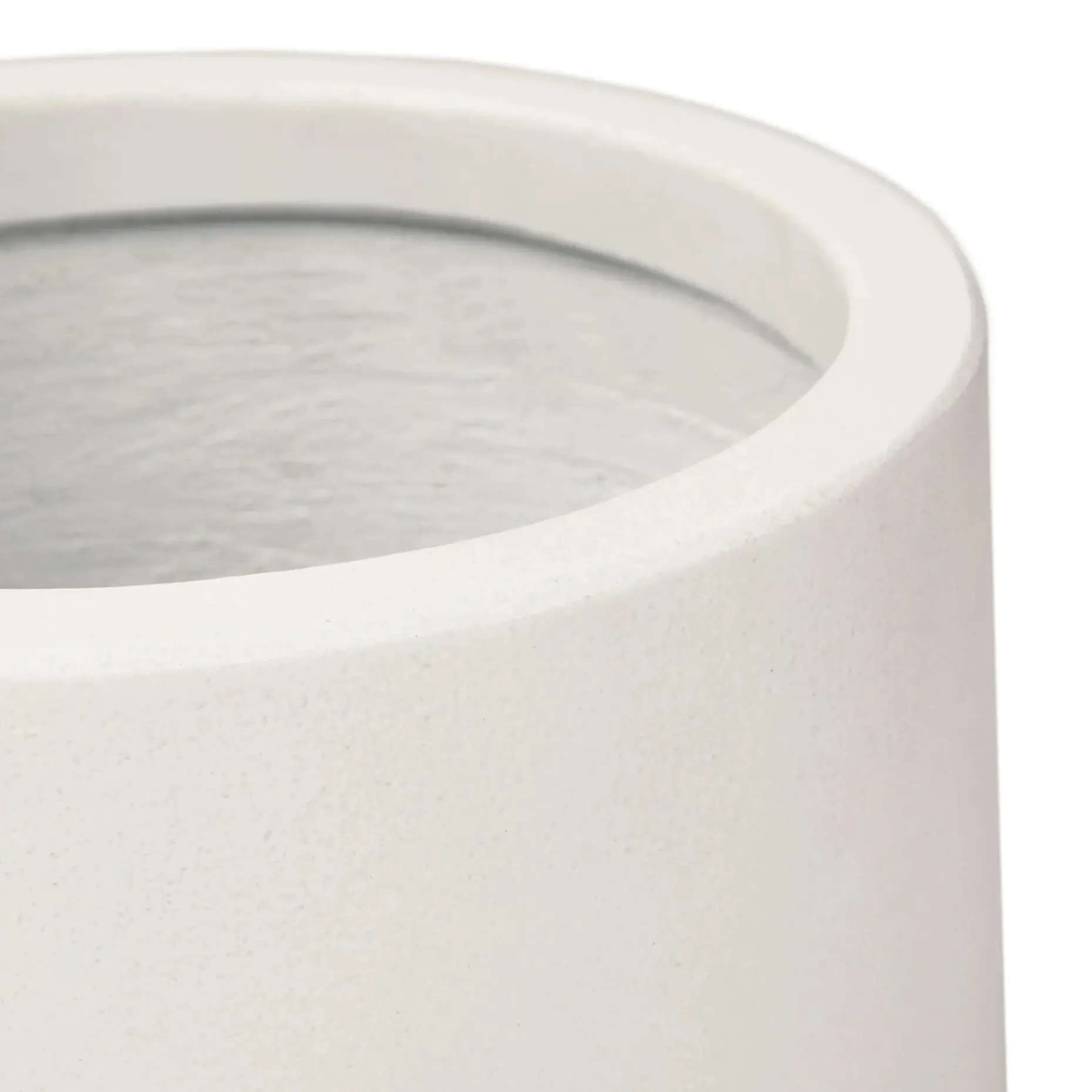 Tuva Indoor/Outdoor Wide Planter - White