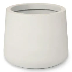 Tuva Indoor/Outdoor Wide Planter - White