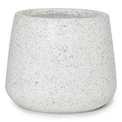 Tuva Narrow Indoor/Outdoor Planter - White Terrazzo