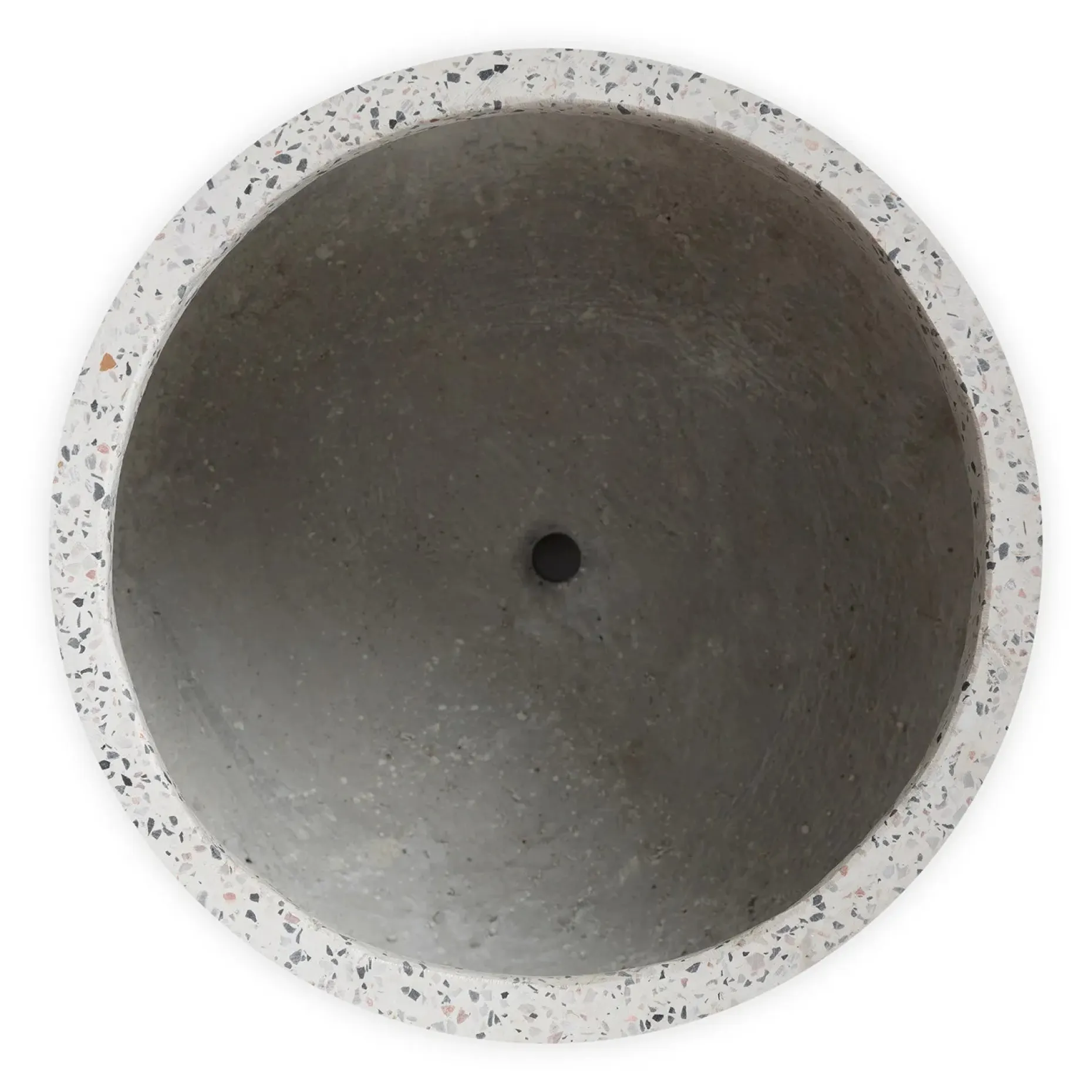 Tuva Narrow Indoor/Outdoor Planter - White Terrazzo