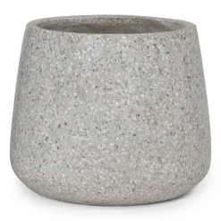 Tuva Narrow Indoor/Outdoor Planter - Gray Terrazzo
