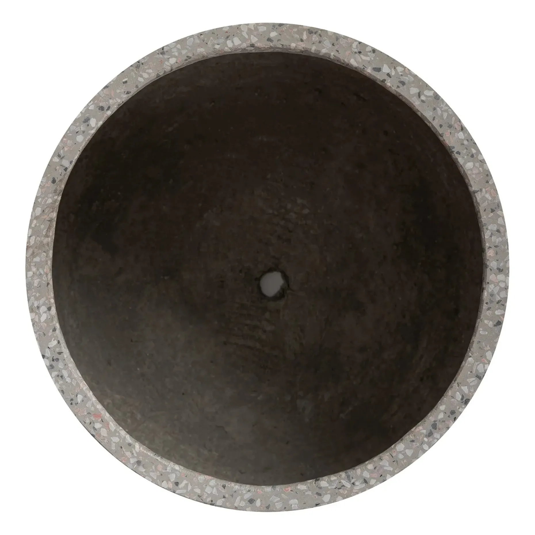 Tuva Narrow Indoor/Outdoor Planter - Gray Terrazzo