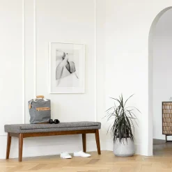 Tuva Narrow Indoor/Outdoor Planter - Gray Terrazzo