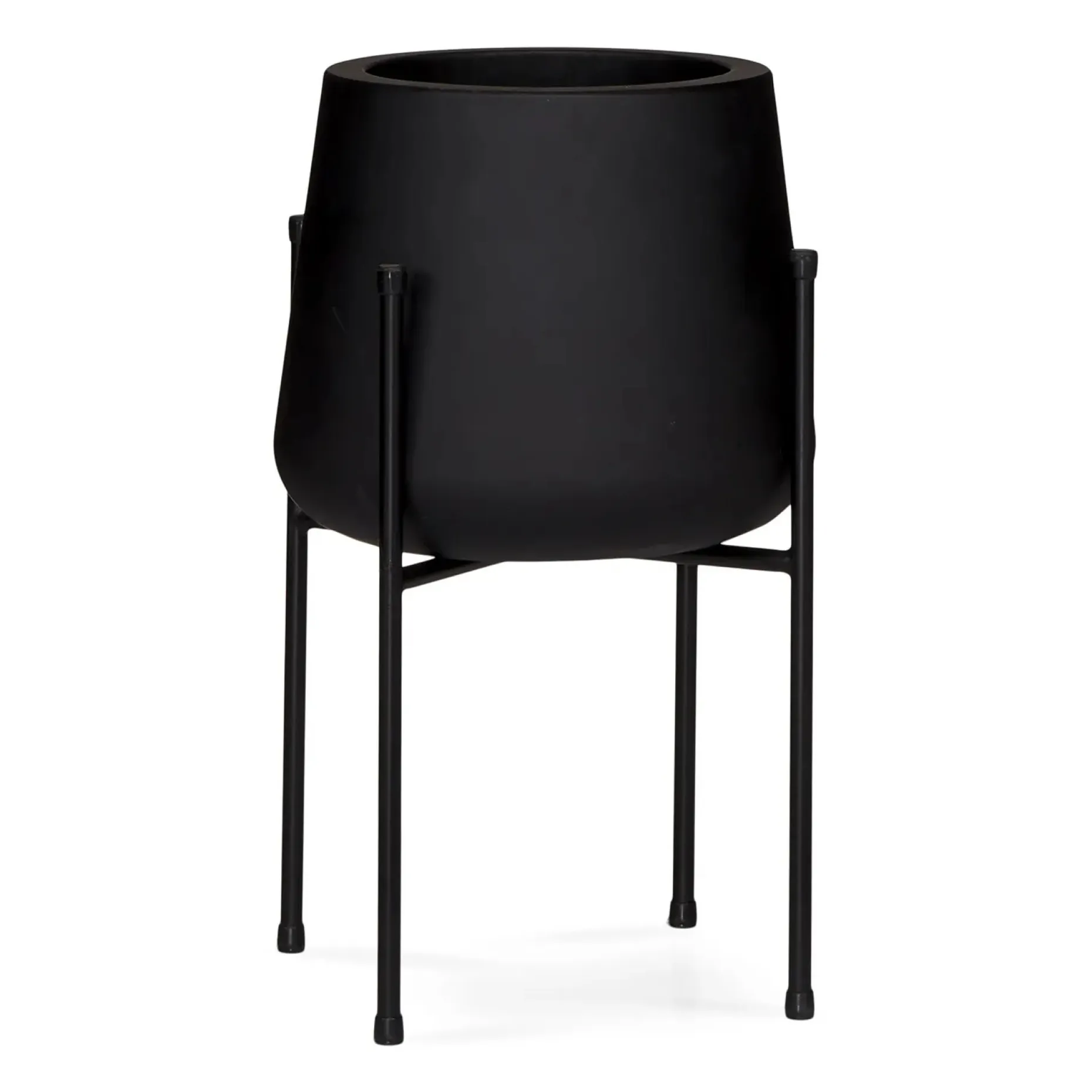 Tuva Narrow Indoor/Outdoor Planter Set - Black