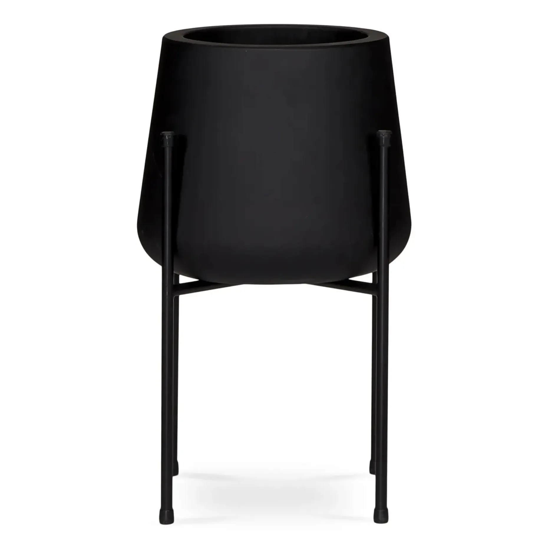Tuva Narrow Indoor/Outdoor Planter Set - Black