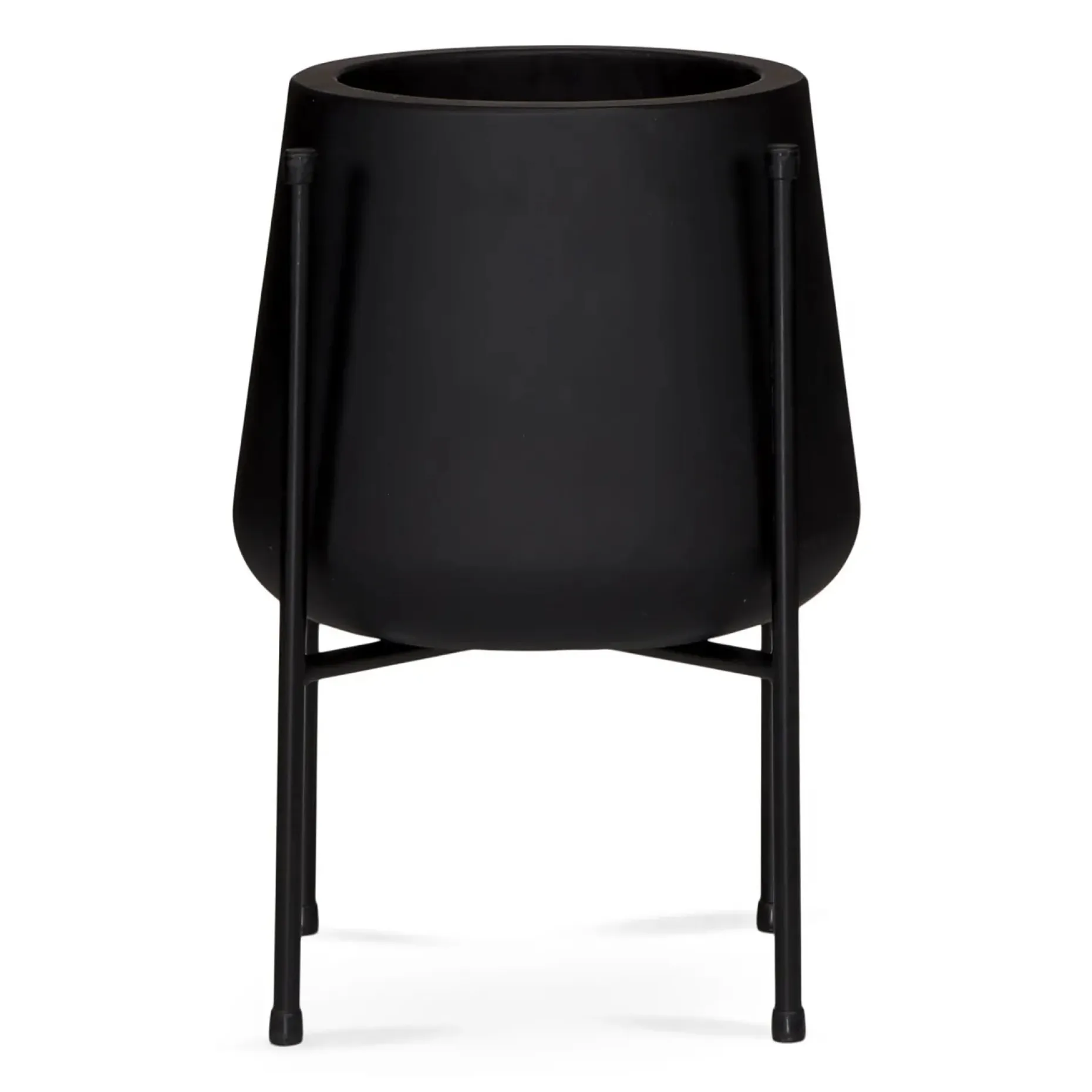Tuva Narrow Indoor/Outdoor Planter Set - Black
