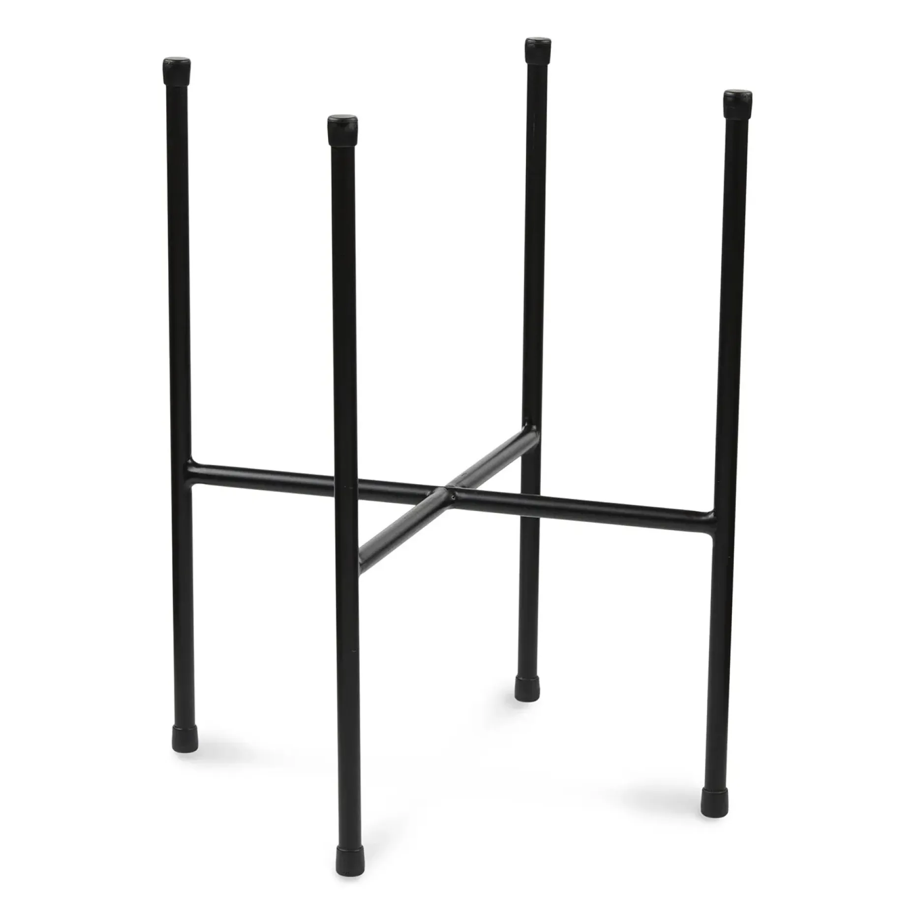 Tuva Narrow Indoor/Outdoor Planter Stand - Black