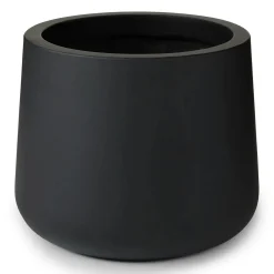 Tuva Wide Indoor/Outdoor Planter - Black