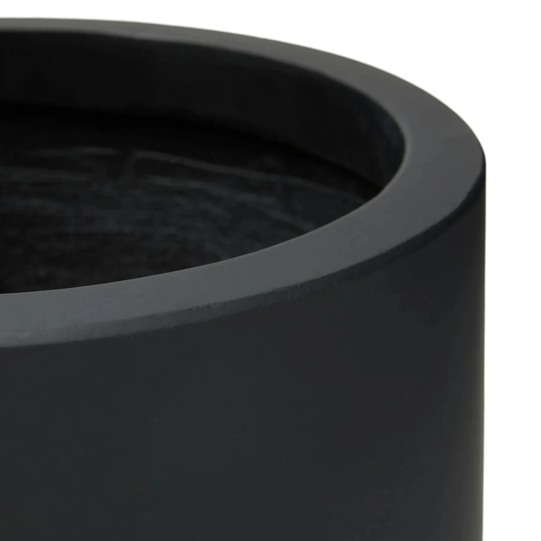 Tuva Wide Indoor/Outdoor Planter - Black