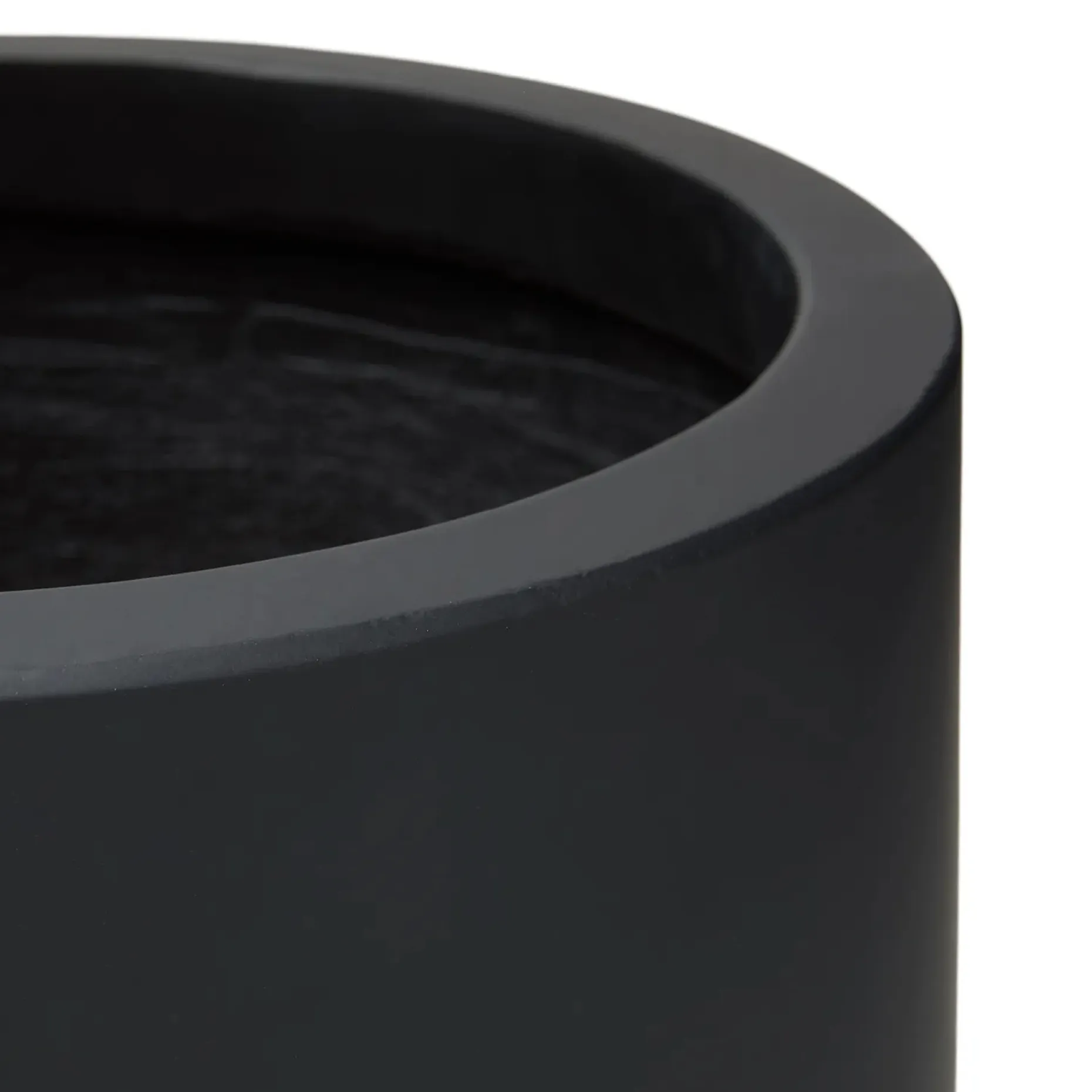 Tuva Wide Indoor/Outdoor Planter Set - Black