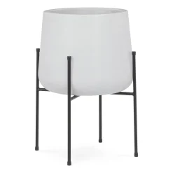 Tuva Wide Indoor/Outdoor Planter Set - White