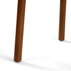 Ulka Dining Chair - Walnut and Ratine Buff