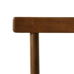 Ulka Dining Chair - Walnut and Ratine Green