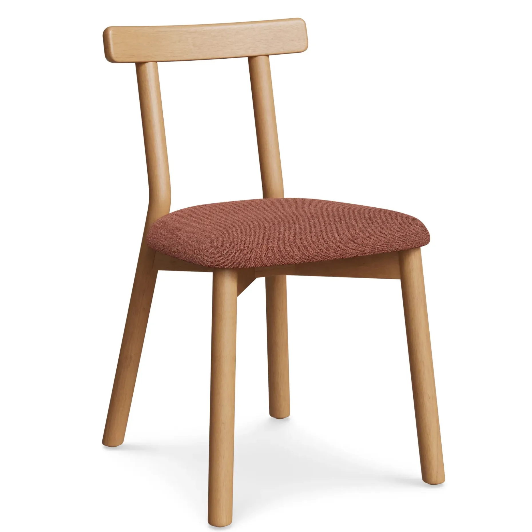 Ulka Dining Chair - White Oak and Ratine Oxide