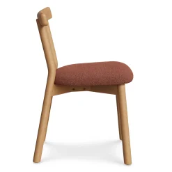 Ulka Dining Chair - White Oak and Ratine Oxide