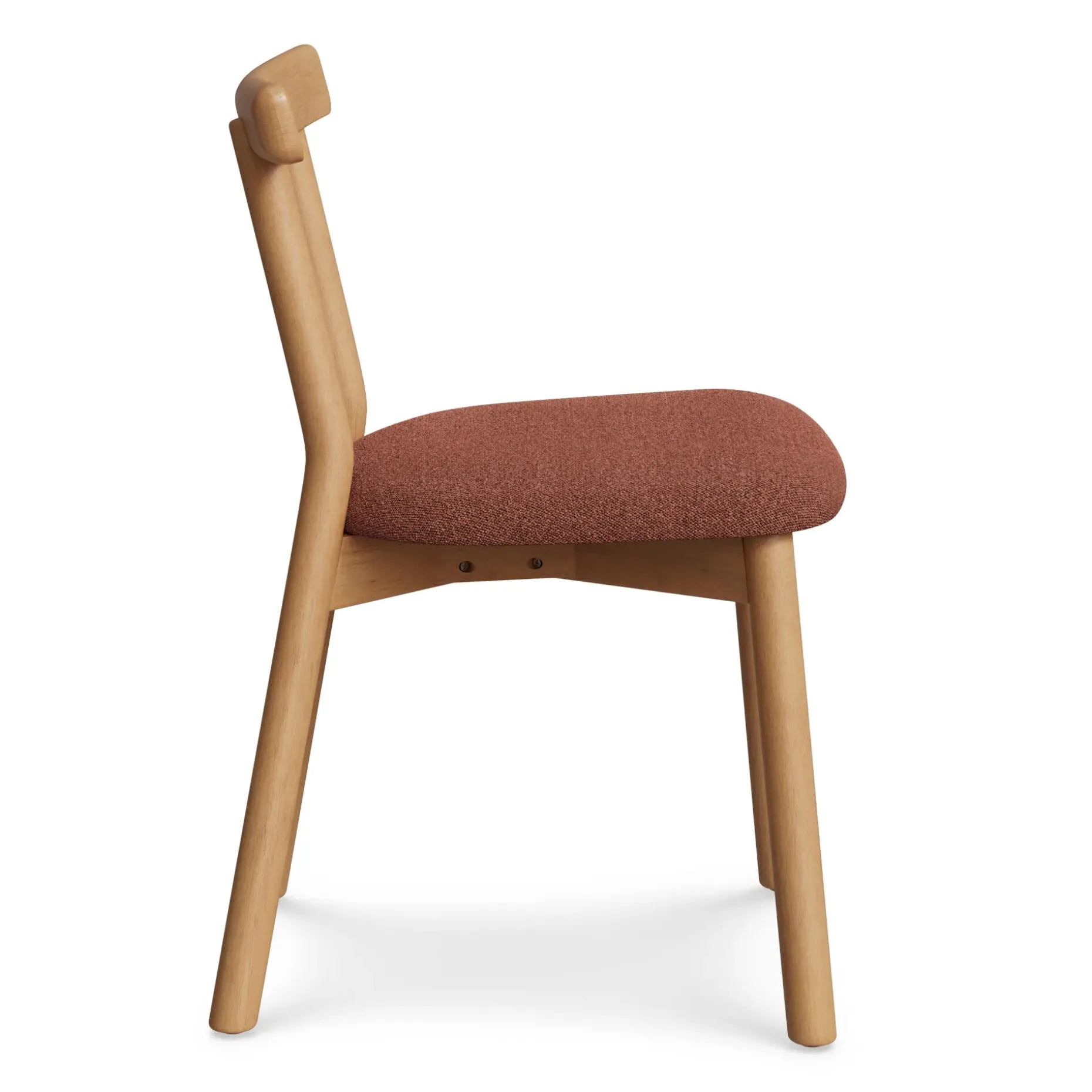 Ulka Dining Chair - White Oak and Ratine Oxide