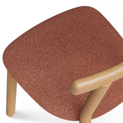 Ulka Dining Chair - White Oak and Ratine Oxide