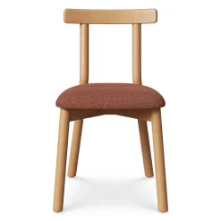 Ulka Dining Chair - White Oak and Ratine Oxide